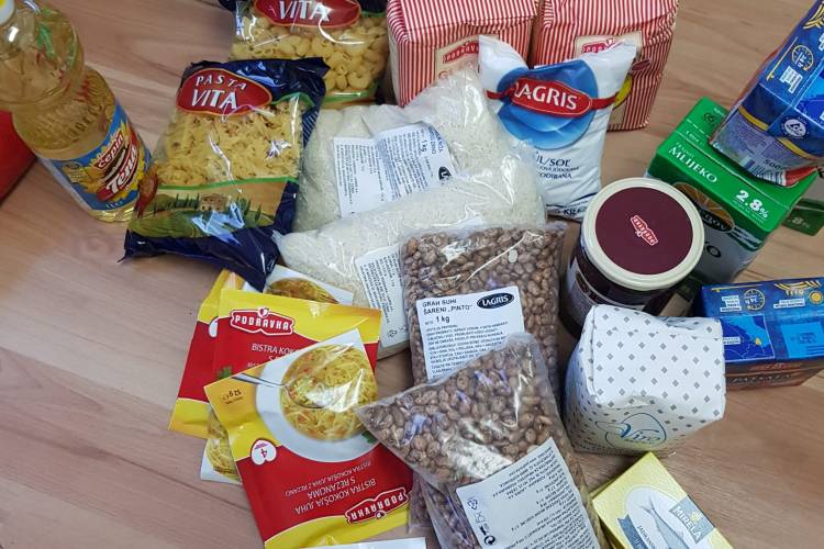 FEAD projekt ” Humanitarni paket za sjevernu Hrvatsku”