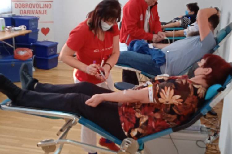 Održana 1. ovogodišnja akcija dobrovoljnog davanja krvi _ prikupljeno 55 doza krvi
